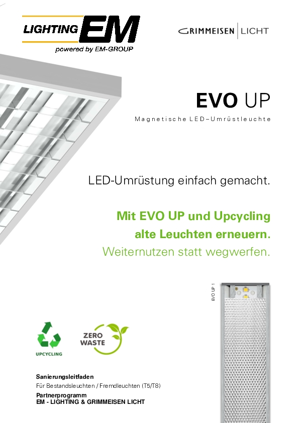 EVO UP I EM LIGHTING I GRIMMEISEN LICHT
